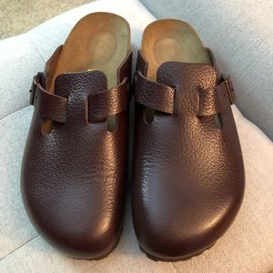 Birkenstock Boston brown clog new size 40 narrow